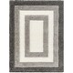 preview thumbnail 2 of 4, Livabliss Bologna Border Stripes Plush Area Rug