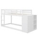 preview thumbnail 6 of 25, Twin over Twin Bunk Bed with 4 Drawers and 3 Shelves