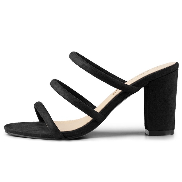 mule block heel sandal