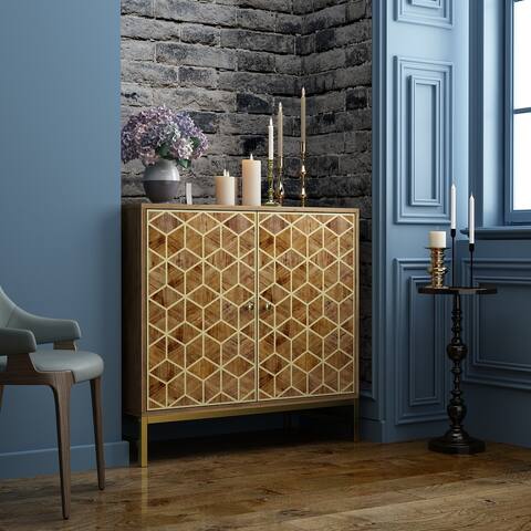 Modern Storage Free Standing Accent Cabinet with Door Buffet Sideboard