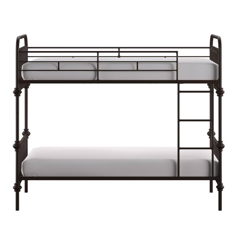Giselle Antique Dark Bronze Iron Metal Bunk Bed iNSPIRE Q Junior