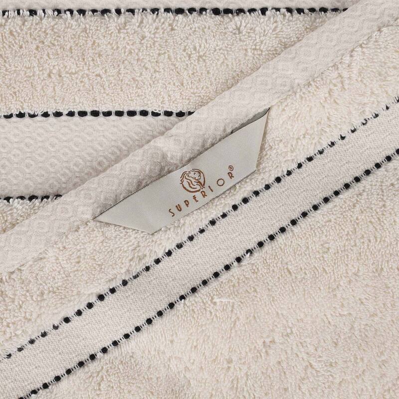 Superior Niles Cotton Ultra-Plush Absorbent Face Towel/Washcloths, Set of 12