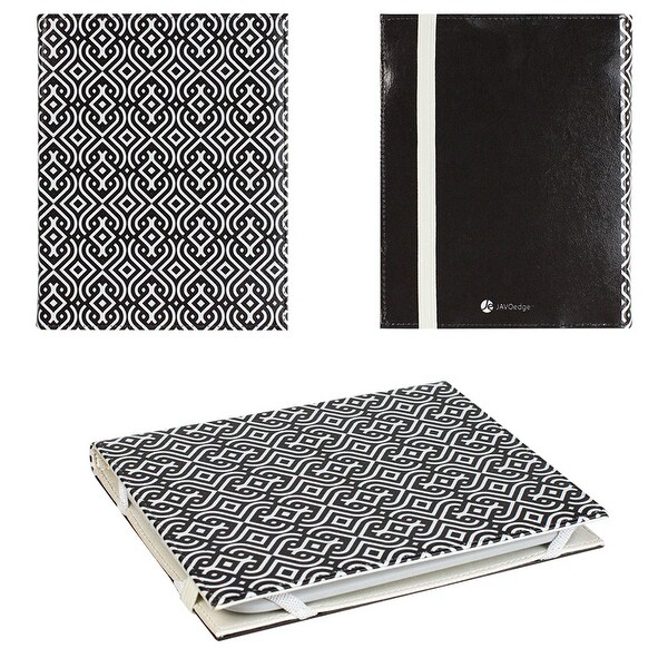 JAVOedge Abstract Vintage Geometric Folio Case for Barnes & Noble Nook Glowlight (2nd Gen) - abstract vintage
