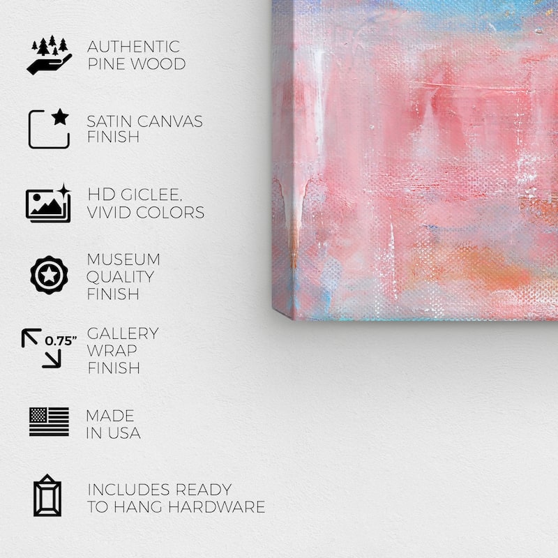Wynwood Studio Prints Abstract Faded Gold and Metallic Gold Modern & Contemporary Wall Art Canvas Print