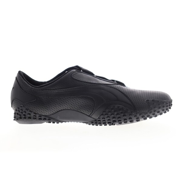 puma mostro perforated leather
