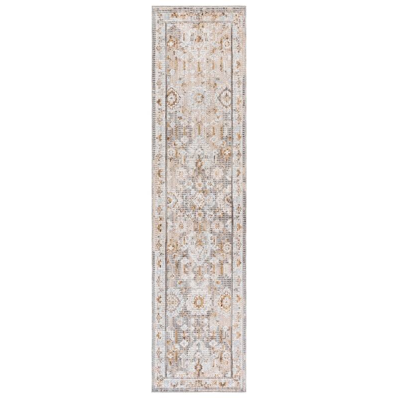 SAFAVIEH Vintage Westwood Grethe Rug - 2' x 8' Runner - Grey/Beige Blue