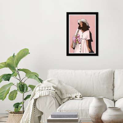 Wynwood Studio Prints Fashion and Glam Flowers too Pink and Modern & Contemporary Wall Art Canvas Print