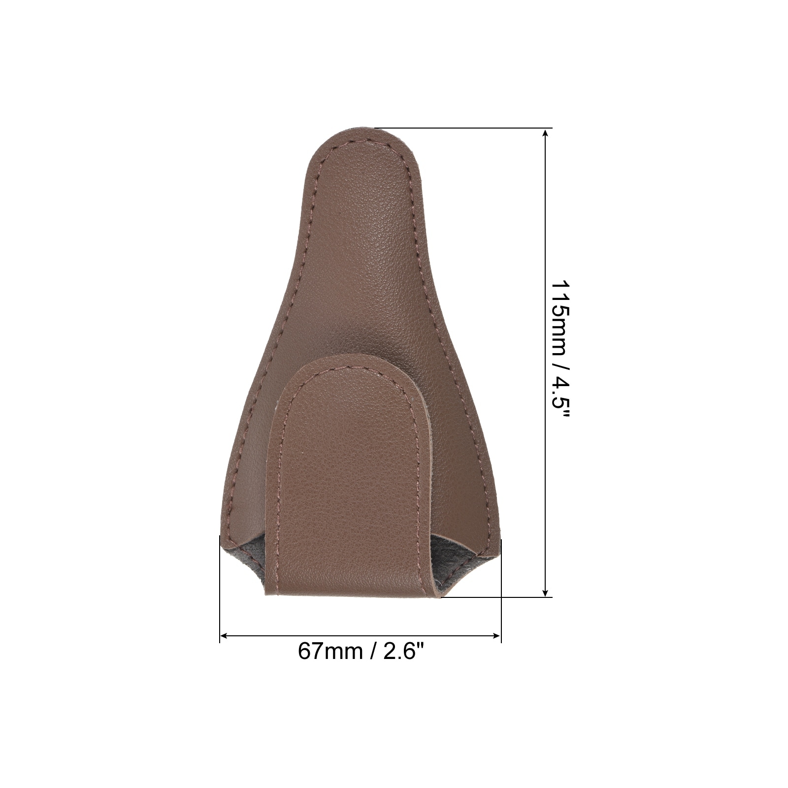 Embroidery Scissors Sheath, PU Leather Nail Cuticle Scissor Cover Small Pointed Nippers Scissors Protective Case