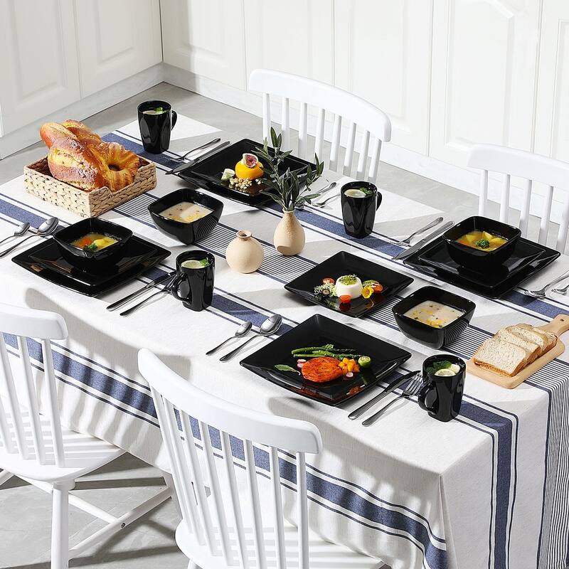 vancasso SOHO Square Porcelain Dinnerware Set
