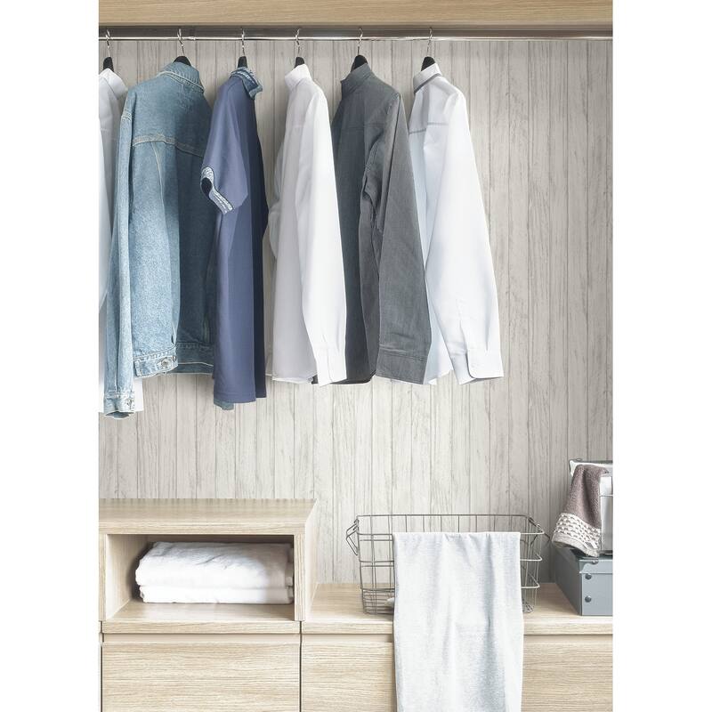 Scott Living Brixton Plank Self Adhesive Wallpaper