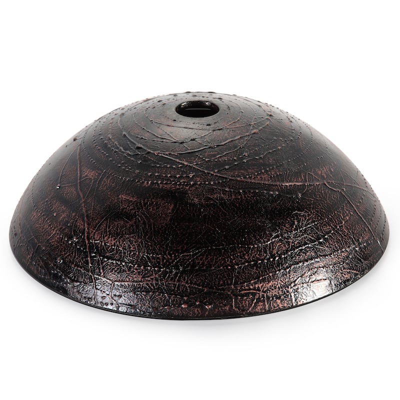 KRAUS 16 1/2 inch Brown Round Glass Vessel Bathroom Sink