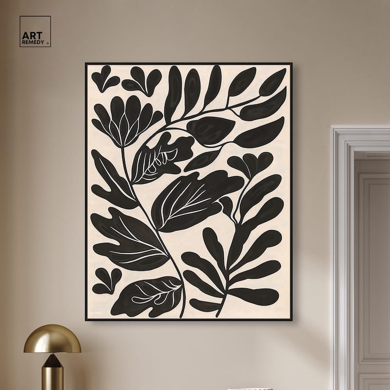 Ebony Eden Essence I Canvas by Art Remedy