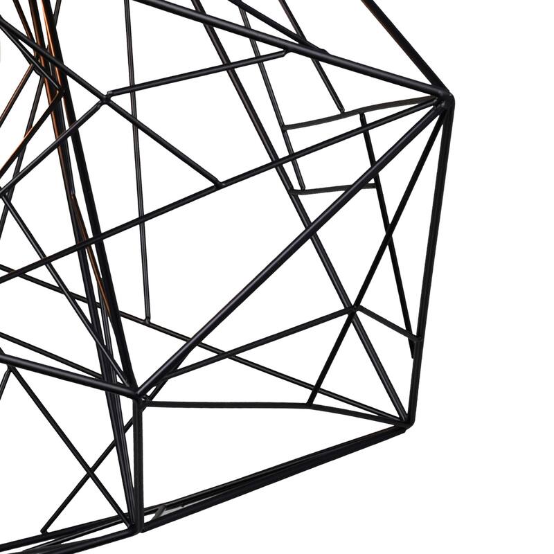 Bagheera 1 Light Black Down Pendant