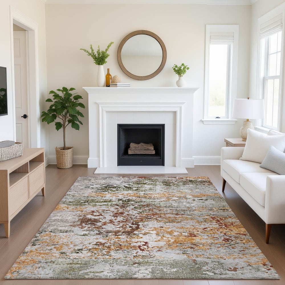 Premium Washable Super Soft Abstract Blend Mayfield Rug