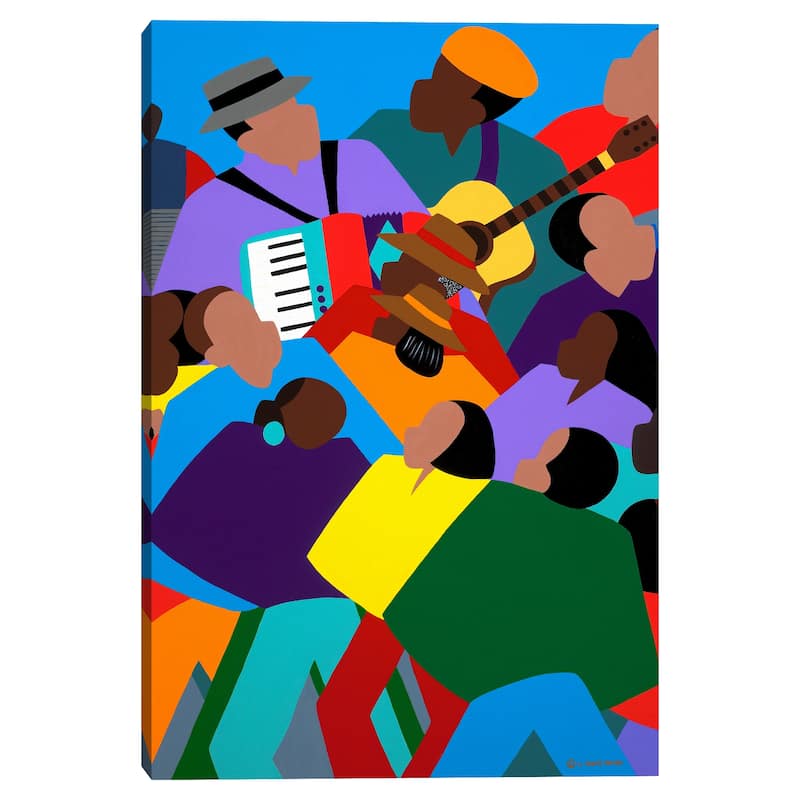 Zydeco by Synthia SAINT JAMES Canvas Art Print