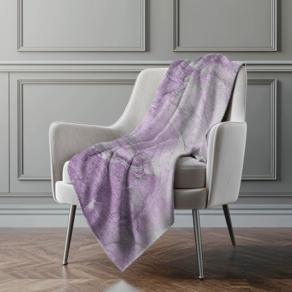 Premium Machine Washable Contemporary Sherpa Throw Blanket