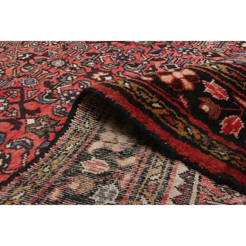 ECARPETGALLERY Hand-knotted Andelz Red Wool Rug - 3'8 x 9'10