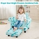 preview thumbnail 6 of 6, Gymax Kids Upholstered Sofa w/Cute Patterns Footstool Ergonomic