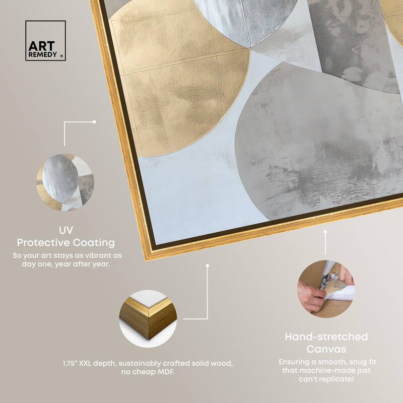 Golden Sequence I Canvas by Art Remedy