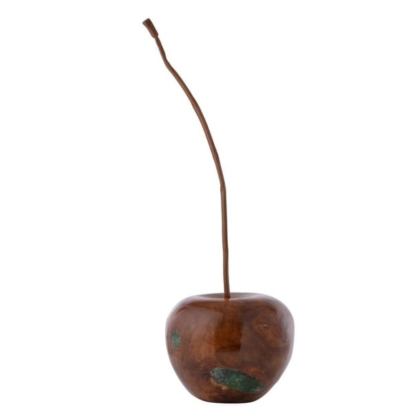 24" Antique Brown and Green Johnny Apple Small Accent - N/A