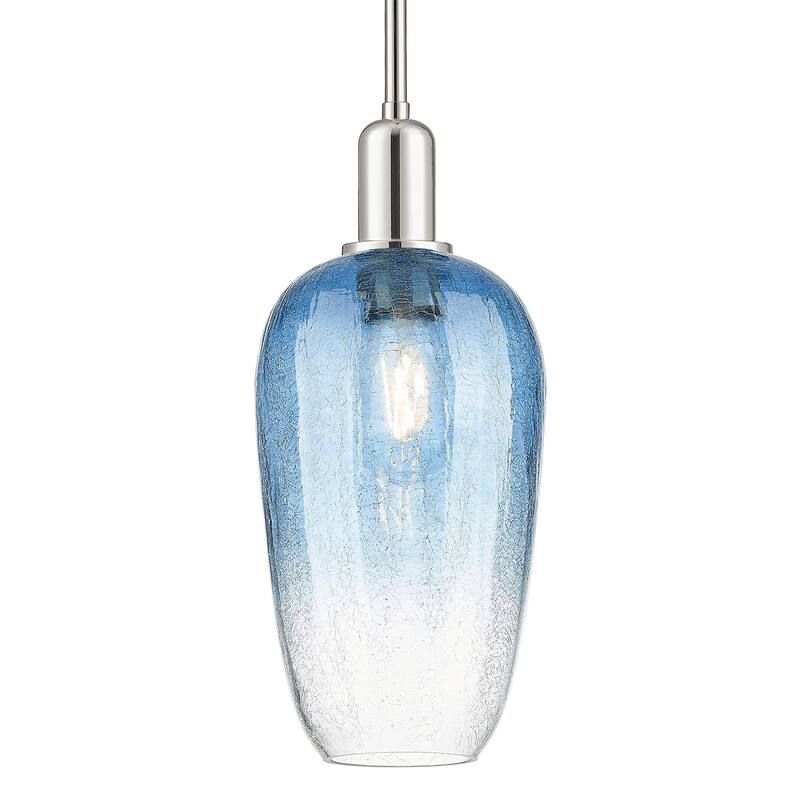 Innovations Lighting 716-1S-G484-7SB Brookhaven Flute 7" Wide Mini - Polished Nickel