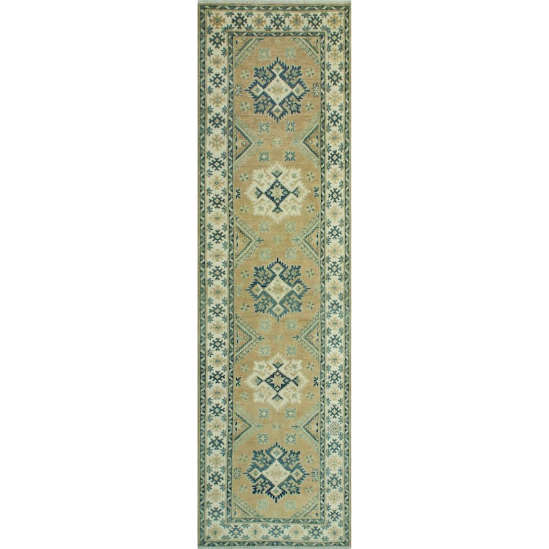 Kazak Karla Rust/Ivory Runner - 2'8" x 9'9"
