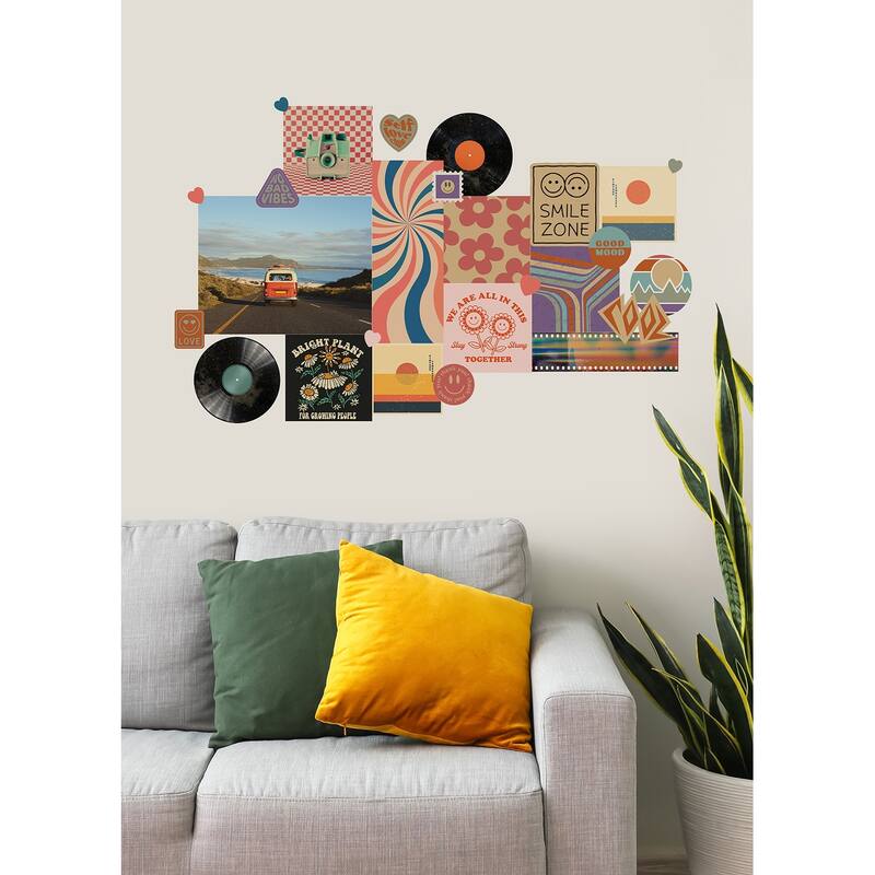 WallPops Retro Collage Wall Decals