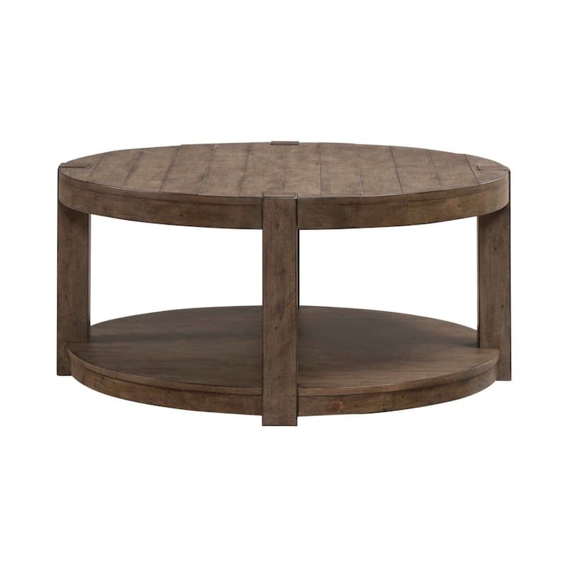 Liberty Furniture Broadmore Round Cocktail Table, Optional End Tables