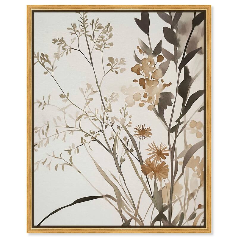 Meadow's Murmur I Canvas by Art Remedy - Gold - 24" x 30"