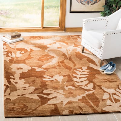 SAFAVIEH Couture Hand-knotted Tibetan Soniya Modern Wool Rug
