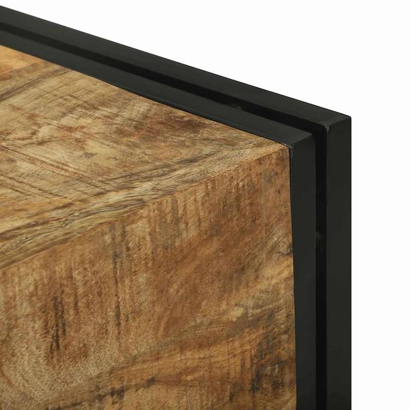 vidaXL Bedroom Dressing Tables with Storage Brown Solid Mango wood - 35.43 x 19.69 x 29.53 in