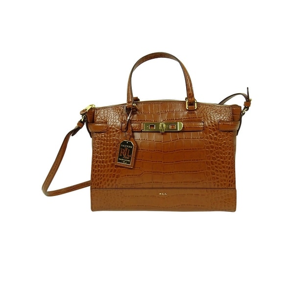 ralph lauren leather satchel