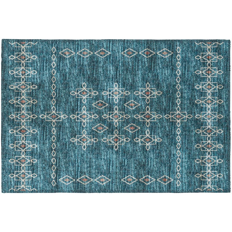 Indoor/ Outdoor Addison Yuma Southwest Motif Washable Area Rug