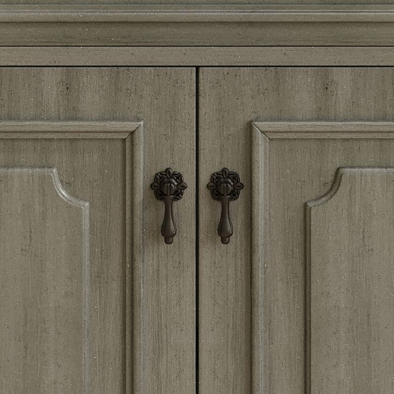 31" Bathroom Vanity with Sink, Rustic Bathroom Cabinet with Soft Close Doors and Adjustable Shelf, Curved Profile Design