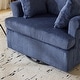 preview thumbnail 18 of 26, Corduroy Living Room Swivel Accent Chair