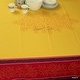 preview thumbnail 2 of 4, Wipeable Spill Resistant French Cotton Olive Jacquard Tablecloth
