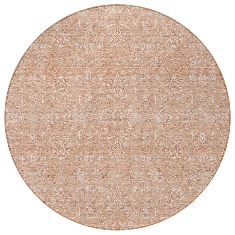 HomeRoots Floral Transitional Rectangle Outdoor Rug