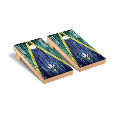 North Carolina at Wilmington Seahawks Weathered Cornhole Board Set