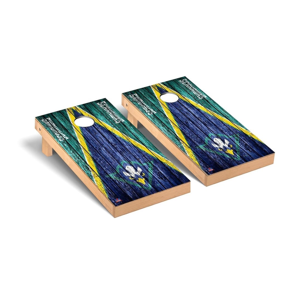North Carolina at Wilmington Seahawks Weathered Cornhole Board Set