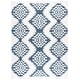 preview thumbnail 131 of 136, SAFAVIEH Moroccan Tassel Shag Iulieana Boho Tribal 2-inch Thick Rug 8' x 10' - Blue/Ivory - Rectangle