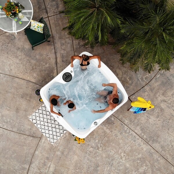 【初回限定お試し価格】 Lifesmart Leganza 6-Person 90-Jet 230v Spa with Lounge ミネラルウォーター