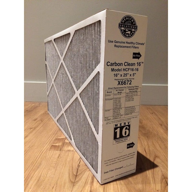 Lennox Healthy Climate 16x25x5 Merv 16 Filter