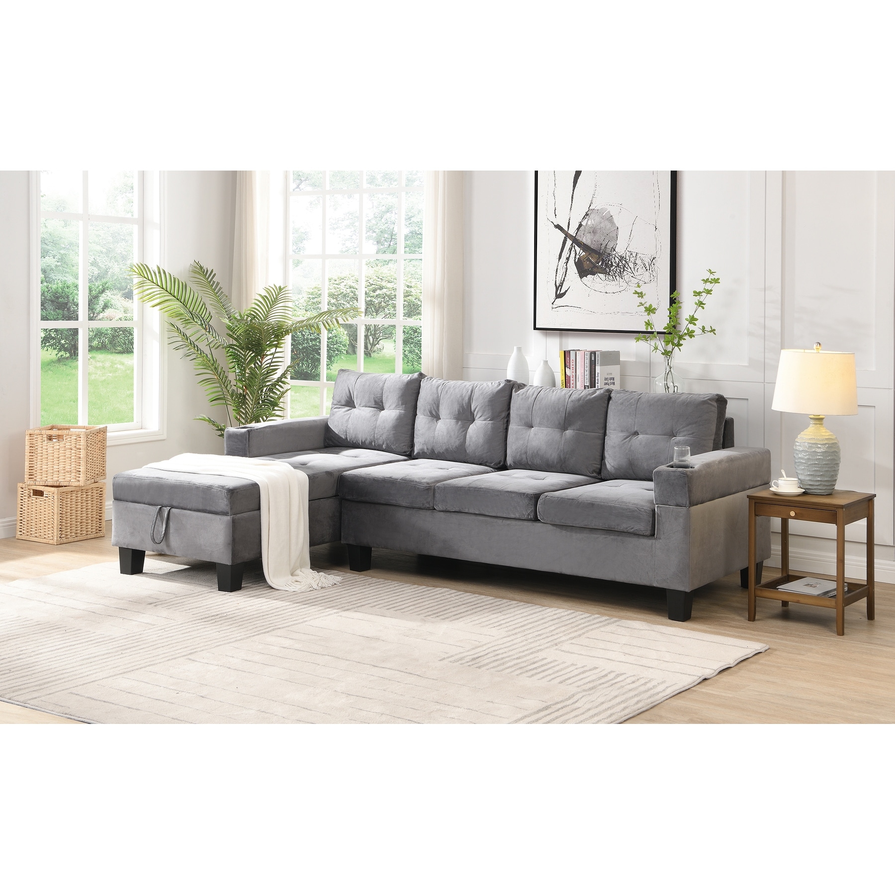 4 seater sofa with chaise and recliner deals