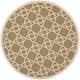 SAFAVIEH Courtyard Lawanda Trellis Indoor/ Outdoor Waterproof Patio Backyard Rug