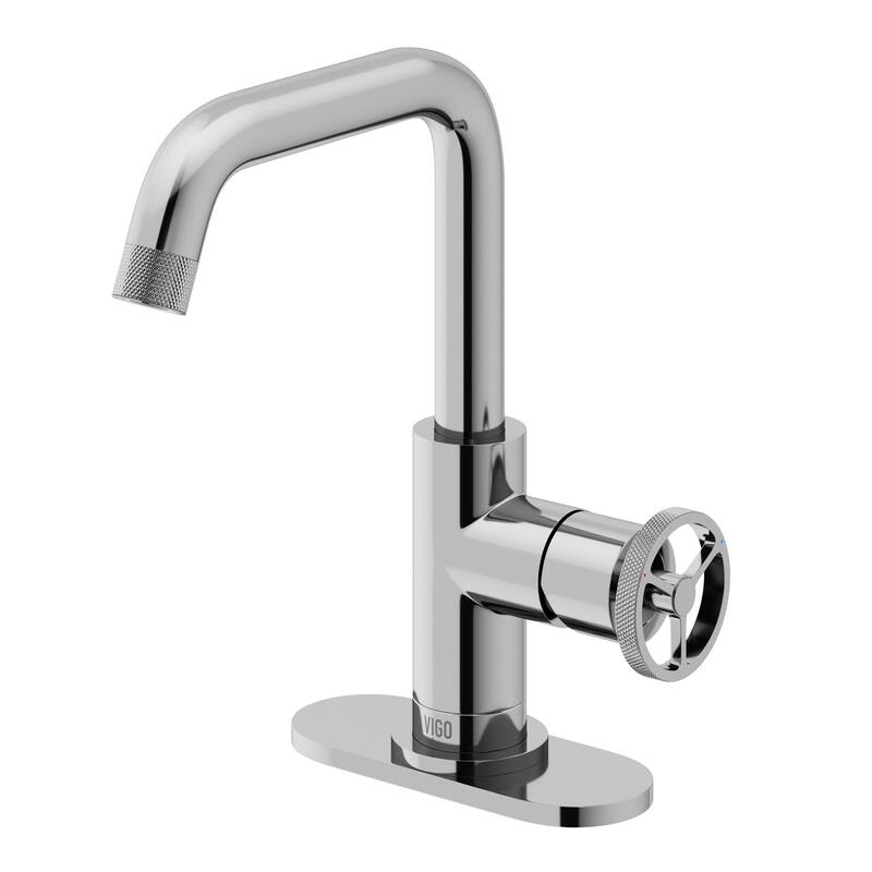 VIGO Cass 9" H Single Handle Single Hole Bathroom Faucet