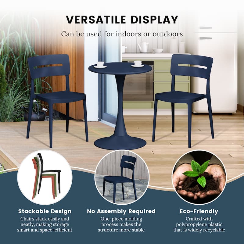 Frond and Form 4-Person Outdoor Round Dining Set
