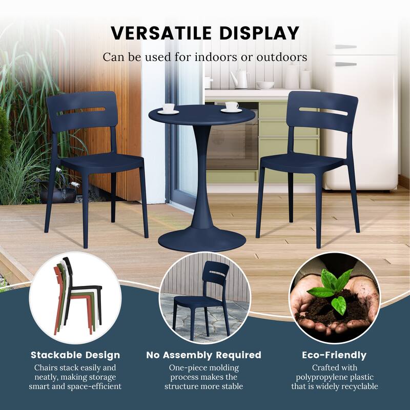 Frond and Form 4-Person Outdoor Square Dining Set