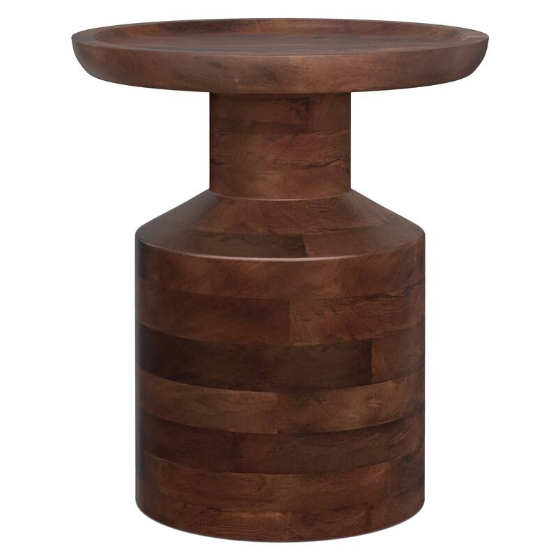 WYNDENHALL Norbury 16 inch Wide Solid Mango Boho Accent Table & Assembled
