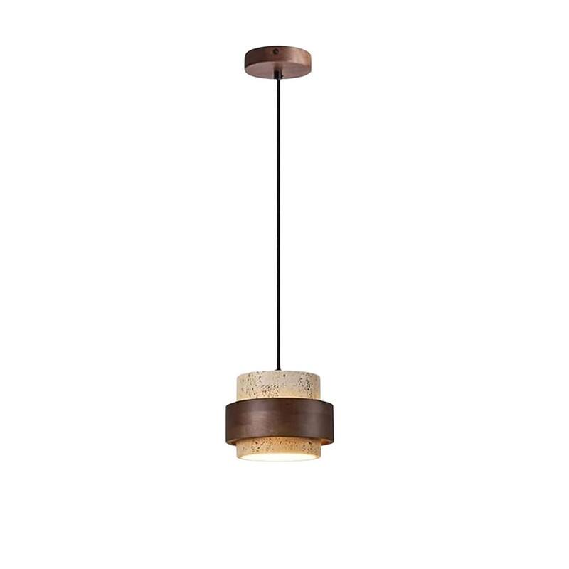 Industry light fixture natural dining room light wood, natural pendant light