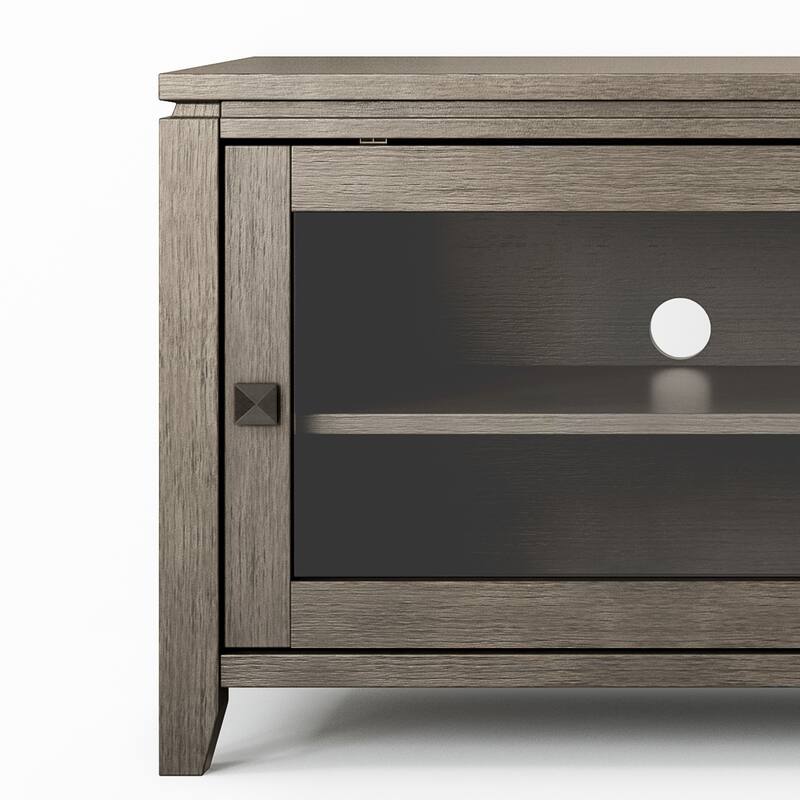 WYNDENHALL Essex Wood TV Media Stand - 48'' x 17.5'' x 21